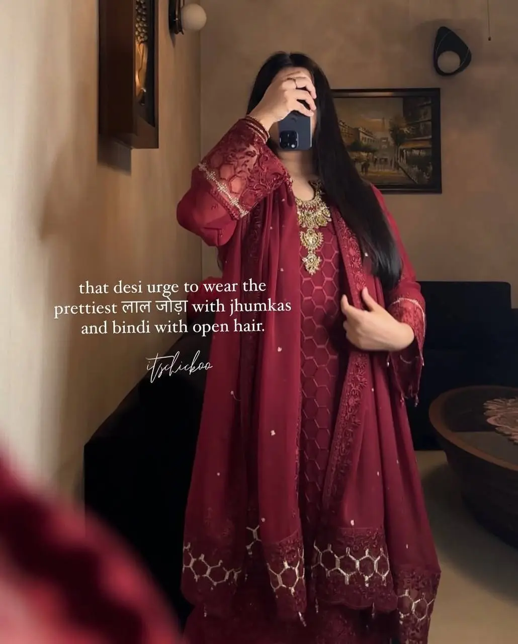 Aahana-PD- heavy faux georgette Top Plazzo Dupatta set - Image 3